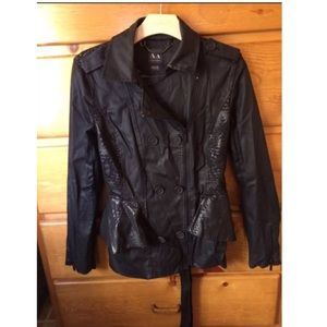🚨SALE🚨A/X Leather Trench Jacket